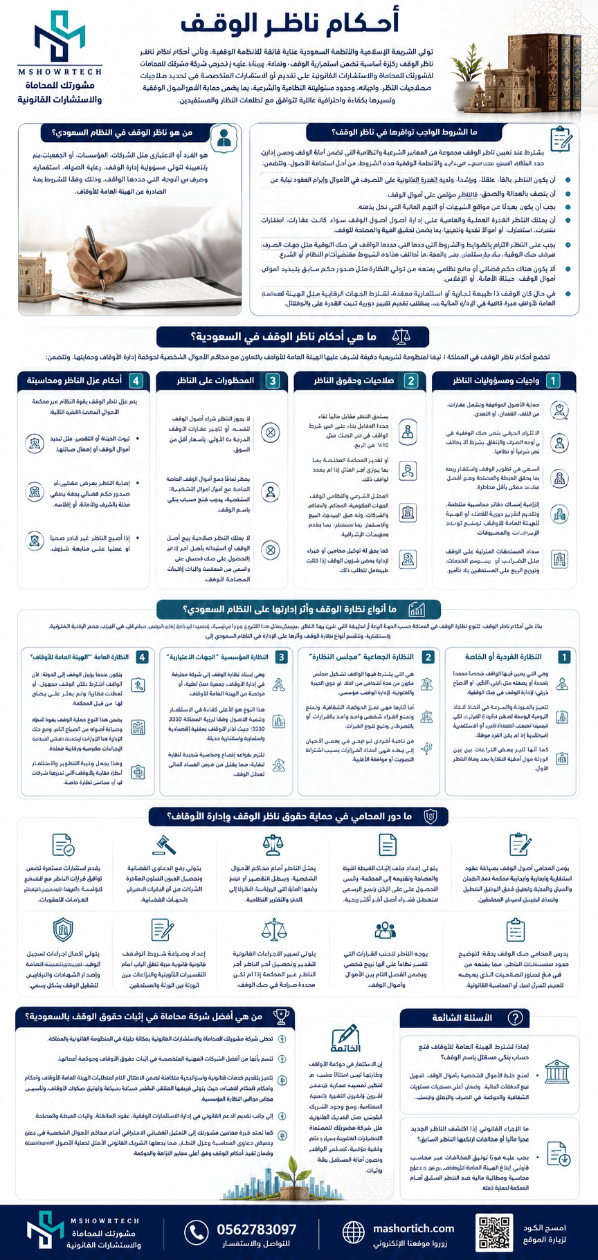 أحكام ناظر الوقف في السعودية أحكام ناظر الوقف في السعودية